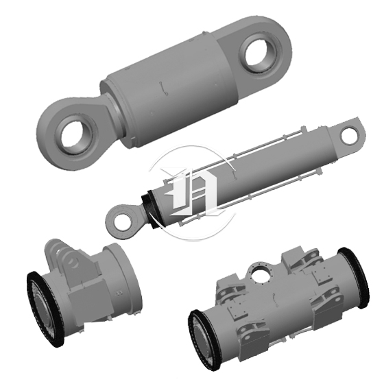 Open-type TBM cylinder